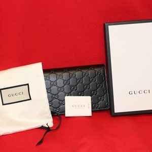 Gucci Black Leather Wallet